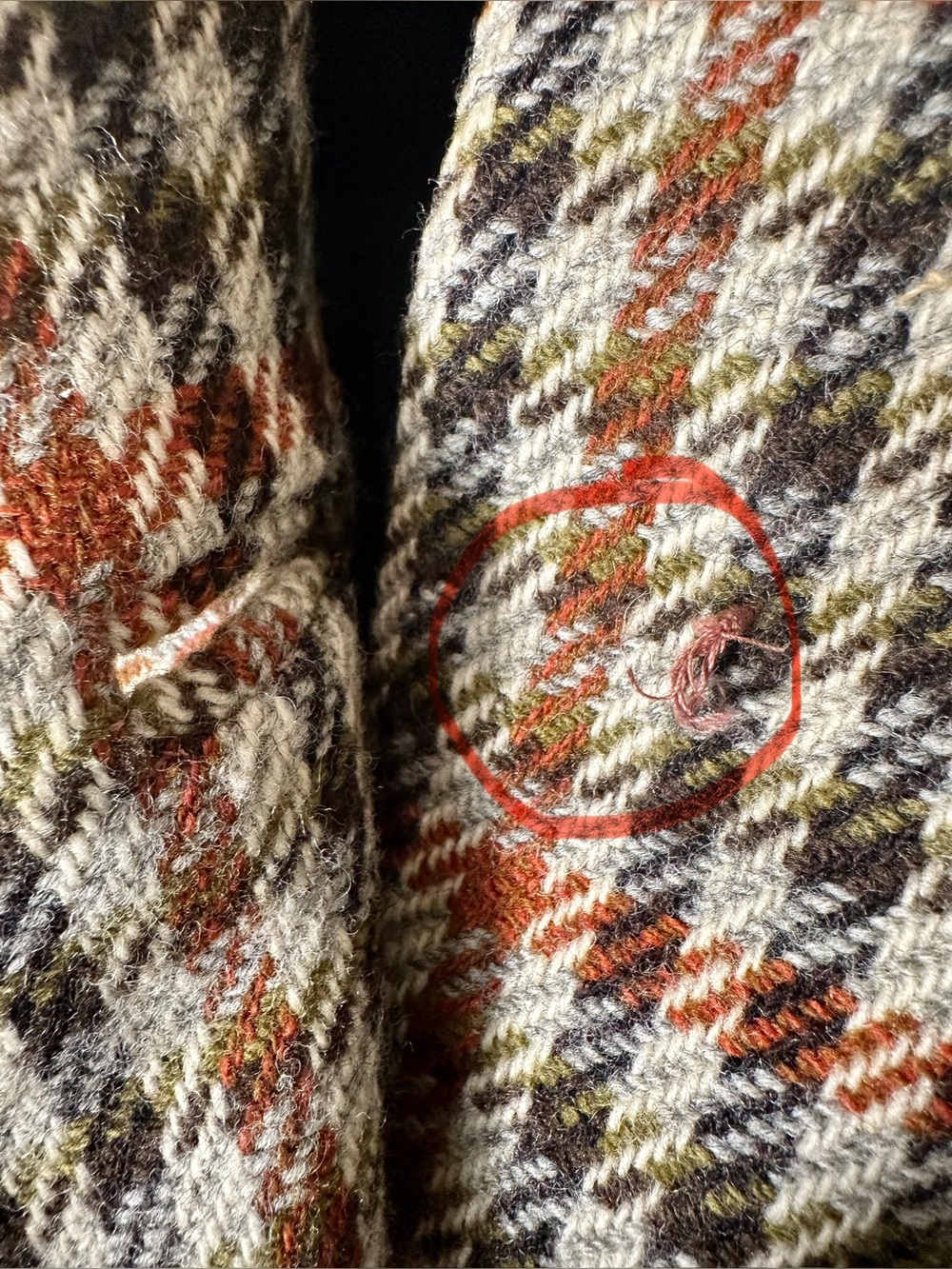 RONY LEE Plaid Wool Blazer Jacket Hong Kong Vintage Tailored - Picture 2 of 14